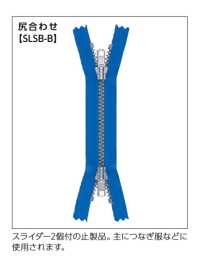 5RGC-SLSB-B 金屬拉鍊， 5種尺寸，金色閉合端 YKK拉鍊 更多照片