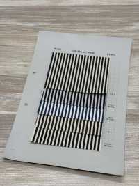 W1027 棉質粗條紋山核桃條紋牛仔丹寧布7盎司[布料] 吉和織物 更多照片