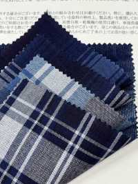 26263 21 Well 靛藍燈芯絨格紋[布料] SUNWELL 三維爾 更多照片