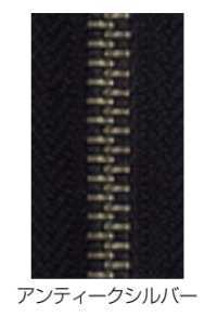 10MGTHC-SLSH-H 與拉鍊頭顏色相匹配的金屬拉鍊， 10尺寸，古銀色，閉口式 YKK拉鍊 更多照片