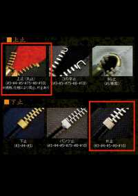 10-AG-CO-C WALDES復古拉鍊，古金色，10 種尺寸，棉質帶，閉口式 朝日拉鍊(Waldes) 更多照片