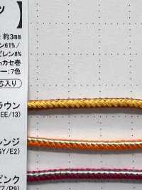 WBC 工裝靴繩子，圓形鞋帶，3.0毫米[緞帶、帶、繩子] Cordon 更多照片