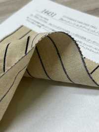 14431 20支線棉/絲質混紡滾邊條紋山核桃條紋[布料] SUNWELL 三維爾 更多照片