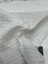 35532 Cordot Organics®️ 50線巴厘紗式水洗加工橫條紋[布料] SUNWELL 三維爾 更多照片