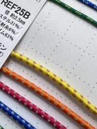 REF25B Refre Dot 圓形鬆緊帶鬆緊帶1.5mm Cordon 更多照片