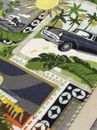 4256 平紋布時尚的放鬆島嶼補丁[布料] VANCET 更多照片