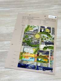 4256 平紋布時尚的放鬆島嶼補丁[布料] VANCET 更多照片