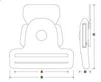 IB-KTKH YKK IB-KTKH 側開式 50mm[扣和鉤子] YKK拉鍊 更多照片