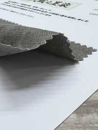 HK7071BW 武藏野墨染棉麻牛津牛津，黑色染色，OW[布料] 古山 更多照片