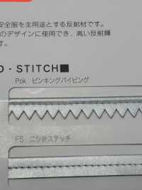 M-8000-PKK M-8000阻燃捲邊鑲邊[緞帶、帶、繩子] 明星品牌（Hoshika） 更多照片