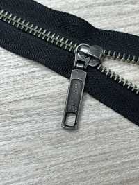 5RGTHOR-OUTLET 金屬拉鍊， 5尺寸，古銀色，開口 YKK拉鍊 更多照片