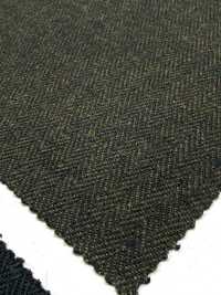 OM9267 棉和再生羊毛混紡經典人字紋背面拉絨[布料] 小原屋纖維 更多照片