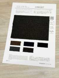 OM9267 棉和再生羊毛混紡經典人字紋背面拉絨[布料] 小原屋纖維 更多照片