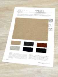 OM9299 棉和再生羊毛混紡柔軟斜紋[布料] 小原屋纖維 更多照片