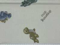 AP62202 我的毛茸茸朋友動物坯布（圓形）[布料] Cosmo Textile 更多照片