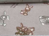 AP62202 我的毛茸茸朋友動物坯布（圓形）[布料] Cosmo Textile 更多照片