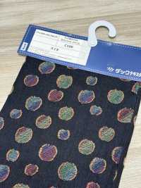 FY1589-IDC20CUT 彩色波點提花牛仔丹寧布[布料] DUCK TEXTILE 更多照片