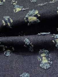 WALA-30ID Waracut 隨機方格圖案牛仔丹寧布[布料] DUCK TEXTILE 更多照片