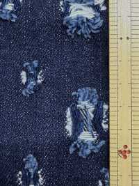 WALA-30ID Waracut 隨機方格圖案牛仔丹寧布[布料] DUCK TEXTILE 更多照片