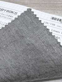 SBY60KS L1/60 亞麻帆布炭黑染色/柿子色染色[布料] 柴屋 更多照片