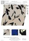 KKP9144-53 彈力 錘紋 緞紋 單色印花 起絨 葉子
