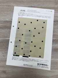 19190 燈芯絨隨機圓點圖案[布料] SUNWELL 三維爾 更多照片