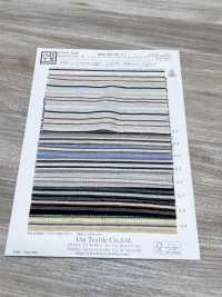 KYC667-55-1 棉、人造絲、亞麻多臂提花多條紋圖案[布料] 小紋工房(宇仁纖維) 更多照片