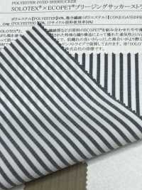 52398 SOLOTEX® ✕ ECOPET® 透氣泡泡紗條紋[布料] SUNWELL 三維爾 更多照片