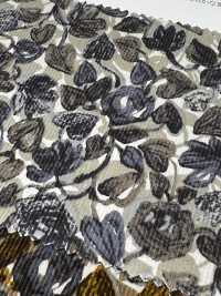 19188 燈芯絨襯衫，飾有手繪小花卉圖案[布料] SUNWELL 三維爾 更多照片