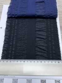 7027-636-2 80精紡細佈歐根紗華夫格布料條紋 HOKKOH北高 更多照片