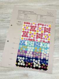 850614 未漂白棉質小口袋“迷你小花”[布料] VANCET 更多照片
