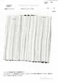 2907 柳條縐條紋[布料] FINE TEXTILE 更多照片