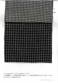 7777 深色格紋斜紋亞麻布[布料] FINE TEXTILE 更多照片