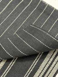 7777 深色格紋斜紋亞麻布[布料] FINE TEXTILE 更多照片