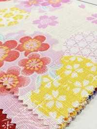 AP65101 涼花 印花 多臂提花（整卷）[布料] Cosmo Textile 更多照片