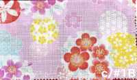 AP65101 涼花 印花 多臂提花（整卷）[布料] Cosmo Textile 更多照片