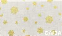 AP65802 聖誕快樂 金色 印花坯布（卷裝）[布料] Cosmo Textile 更多照片