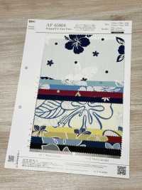AP65804 TROPICAL 花卉印花 T/C 包芯紗（整卷）[布料] Cosmo Textile 更多照片