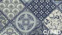 SP6580 套染花卉印花坯布（卷裝）[布料] Cosmo Textile 更多照片