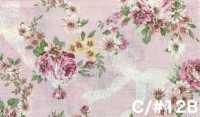 RU2530 RURU BOUQUET Rose Wreath 印花胚布（整卷）[布料] Cosmo Textile 更多照片