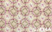 RU2530 RURU BOUQUET Rose Wreath 印花胚布（整卷）[布料] Cosmo Textile 更多照片