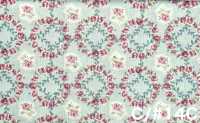 RU2530 RURU BOUQUET Rose Wreath 印花胚布（整卷）[布料] Cosmo Textile 更多照片