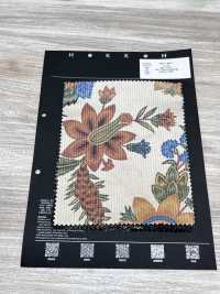 5024-1380-1 8W 燈芯絨 寬幅 植物圖案[布料] HOKKOH北高 更多照片