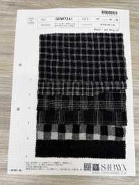 SBW7241 羊毛紗布 格紋[布料] 柴屋 更多照片