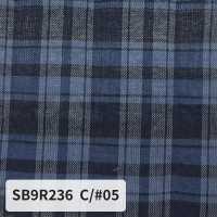 SB9R236 有機抽褶格紋[布料] 柴屋 更多照片