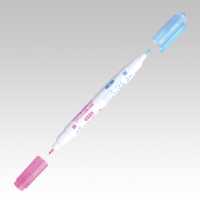 24436 水性粉筆雙支<藍/粉細>[工藝品用品] 三葉草 更多照片
