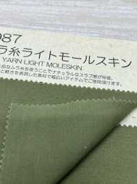 BD2987 不均勻線光鼴鼠皮布[面料] Cosmo Textile 日本 更多照片