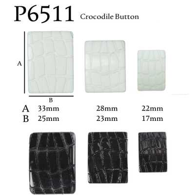 P6511 GAFFORELLI 鱷魚紋鈕扣