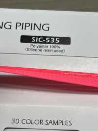 SIC-535 矽膠塗層鑲邊帶[緞帶/絲帶帶繩子] 新道良質(SIC) 更多照片