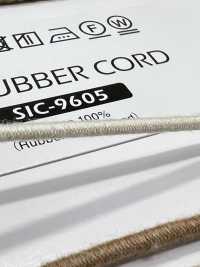 SIC-9605 有機棉橡膠繩子[鬆緊帶] 新道良質（SIC） 更多照片